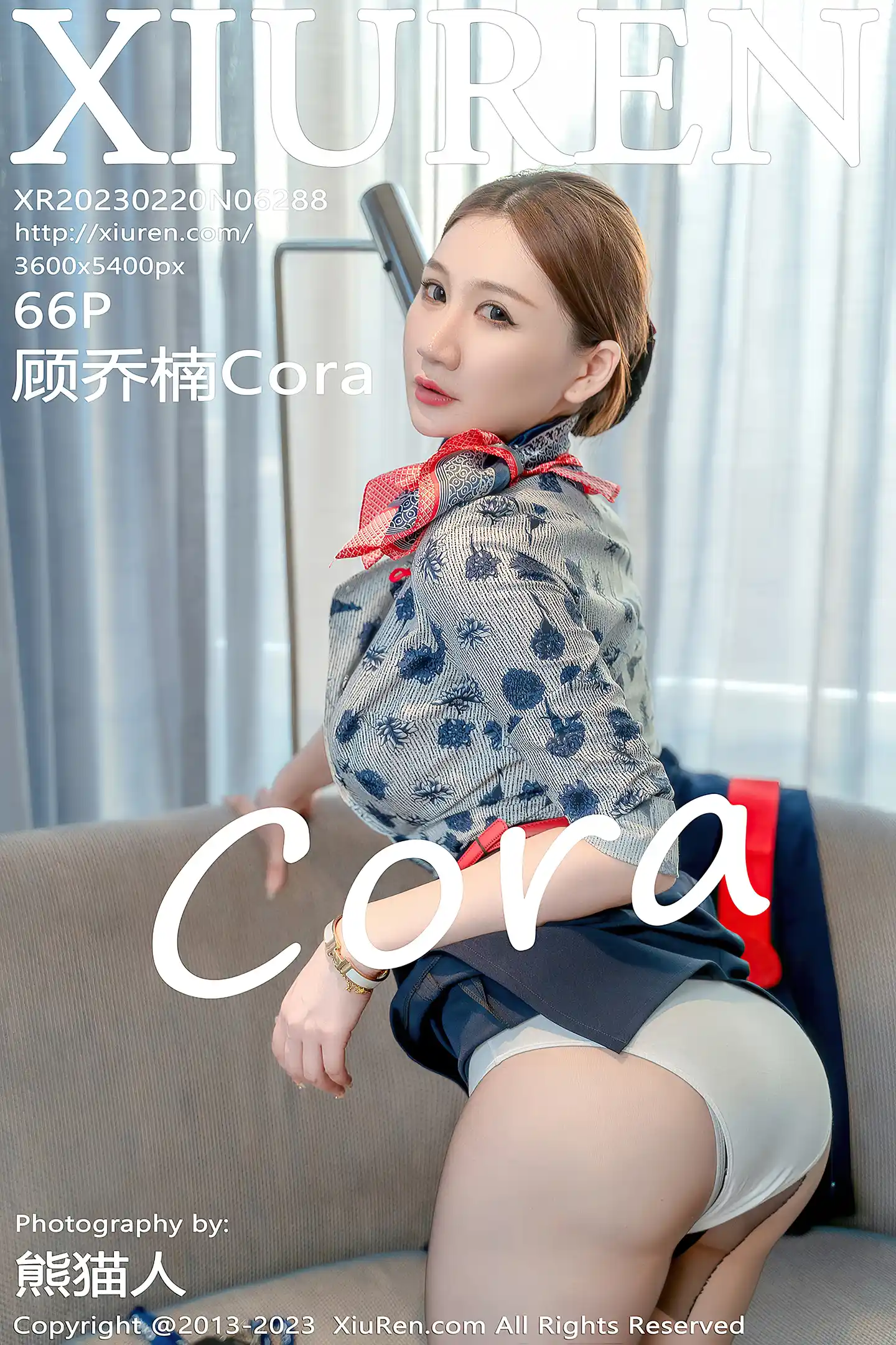 [XiuRen秀人网]No.6288_模特顾乔楠Cora脱性感空姐制服露黑色内衣配超薄黑丝诱惑写真66P-秀人网 - XiuRen.Space
